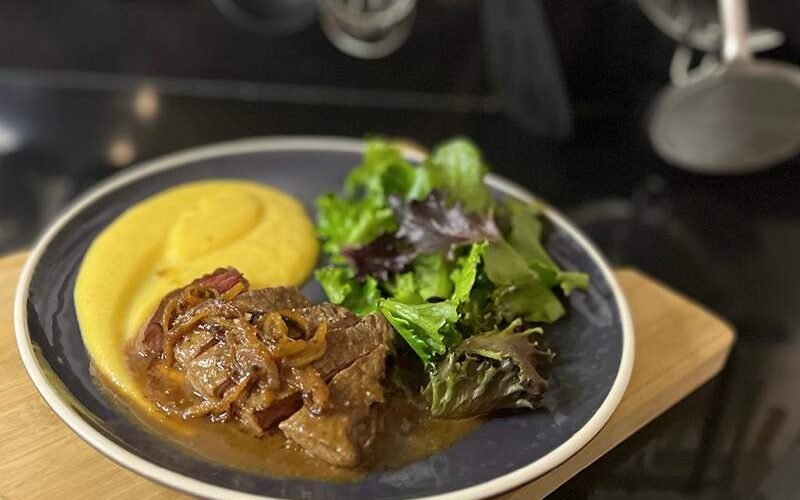 Recette pavé boeuf chutney oignon