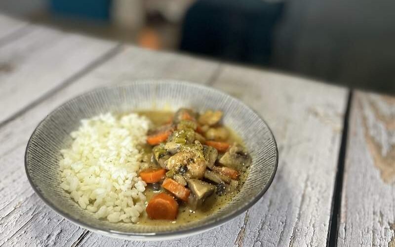 Recette crevettes façon blanquette