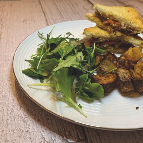 Recette toast pulled chicken pommes de terre au paprika