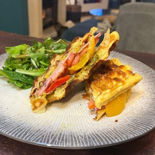 Recette Croque Gaufres salées