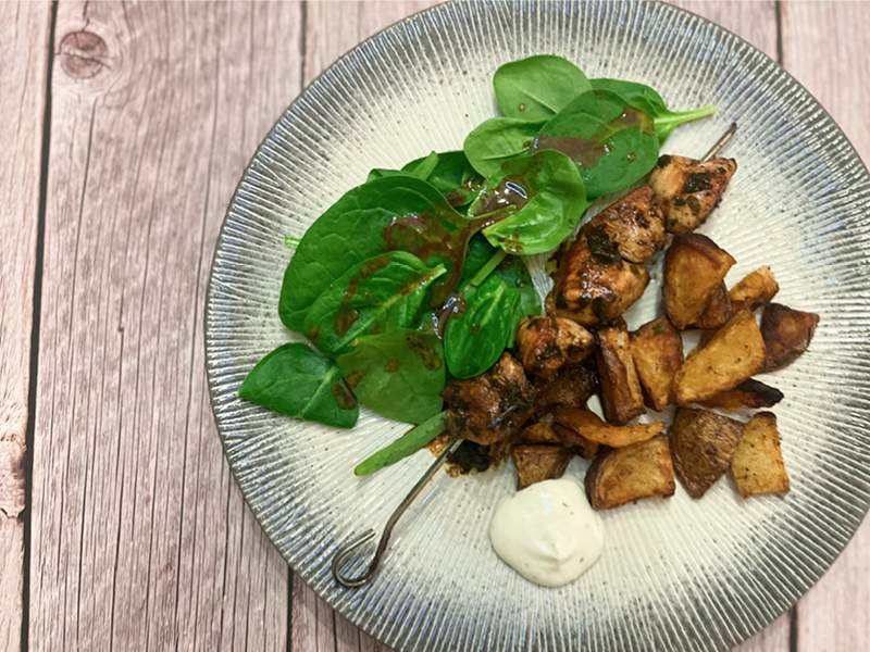 Recette Souvlakia de poulet