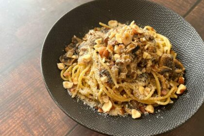 Spaghetti al tartuffo et noisettes