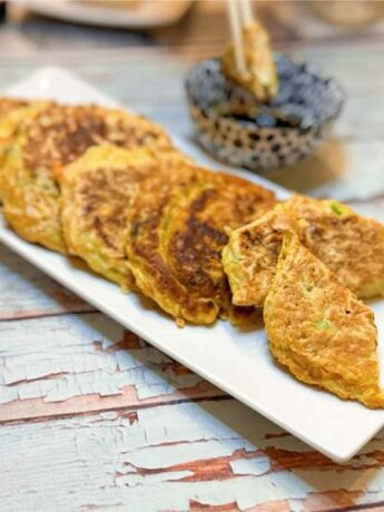 Recette pancake de légumes