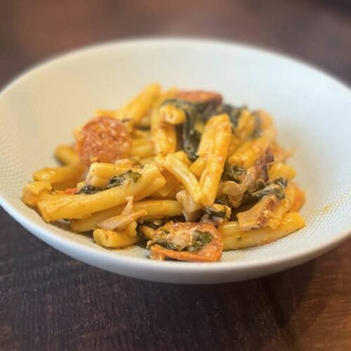 Recette one pot pasta chorizo