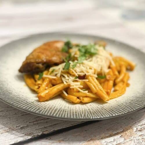 Recette poulet et casarecce