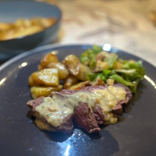 Recette pavé de bœuf sauce comme une béarnaise