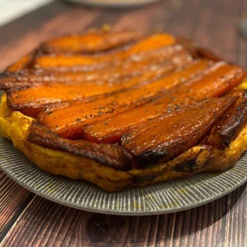 Recette tarte tatin carotte miel & thym