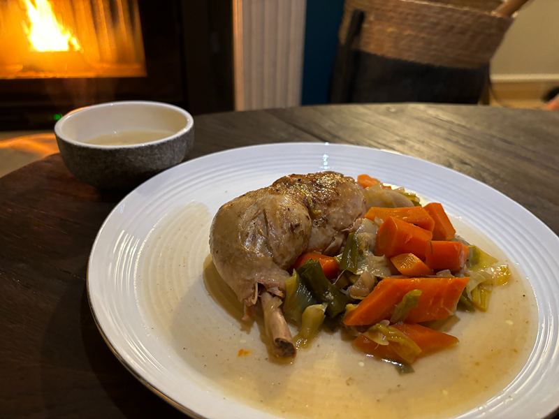 recette poulet au pot