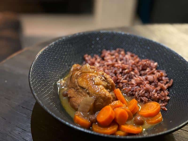 Recette poulet riz rouge orange