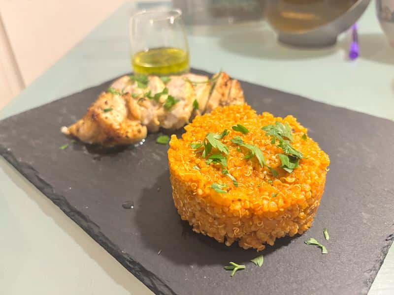 Recette quinoa poulet