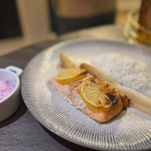 Recette Saumon Air Fryer au Citron – Tzatziki de Radis