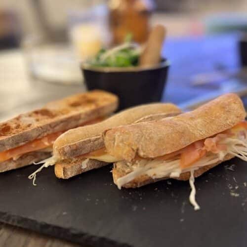 Recette bun saumon fumé pomme chou blanc