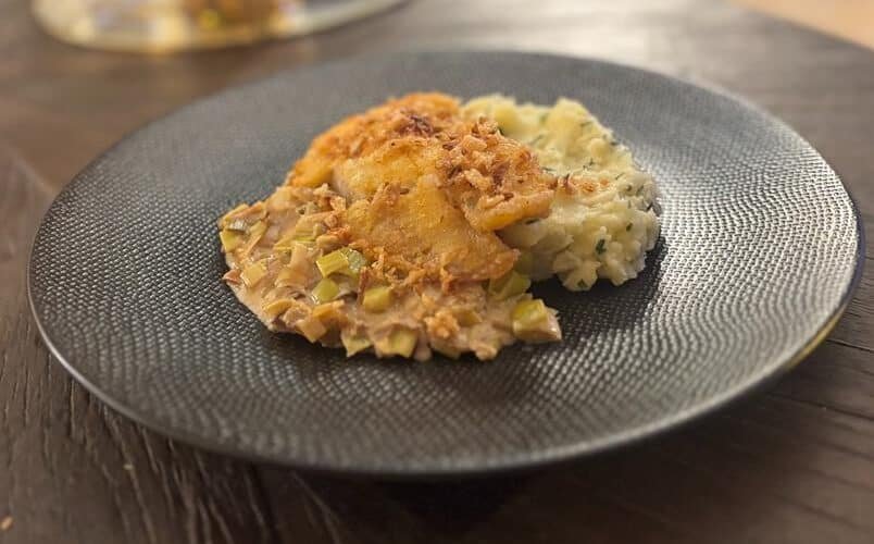 recette filet merlan smash potatoes