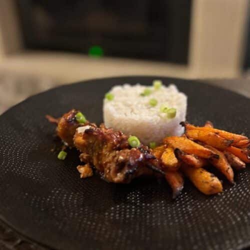 Recette brochettes de poulet à la coréenne